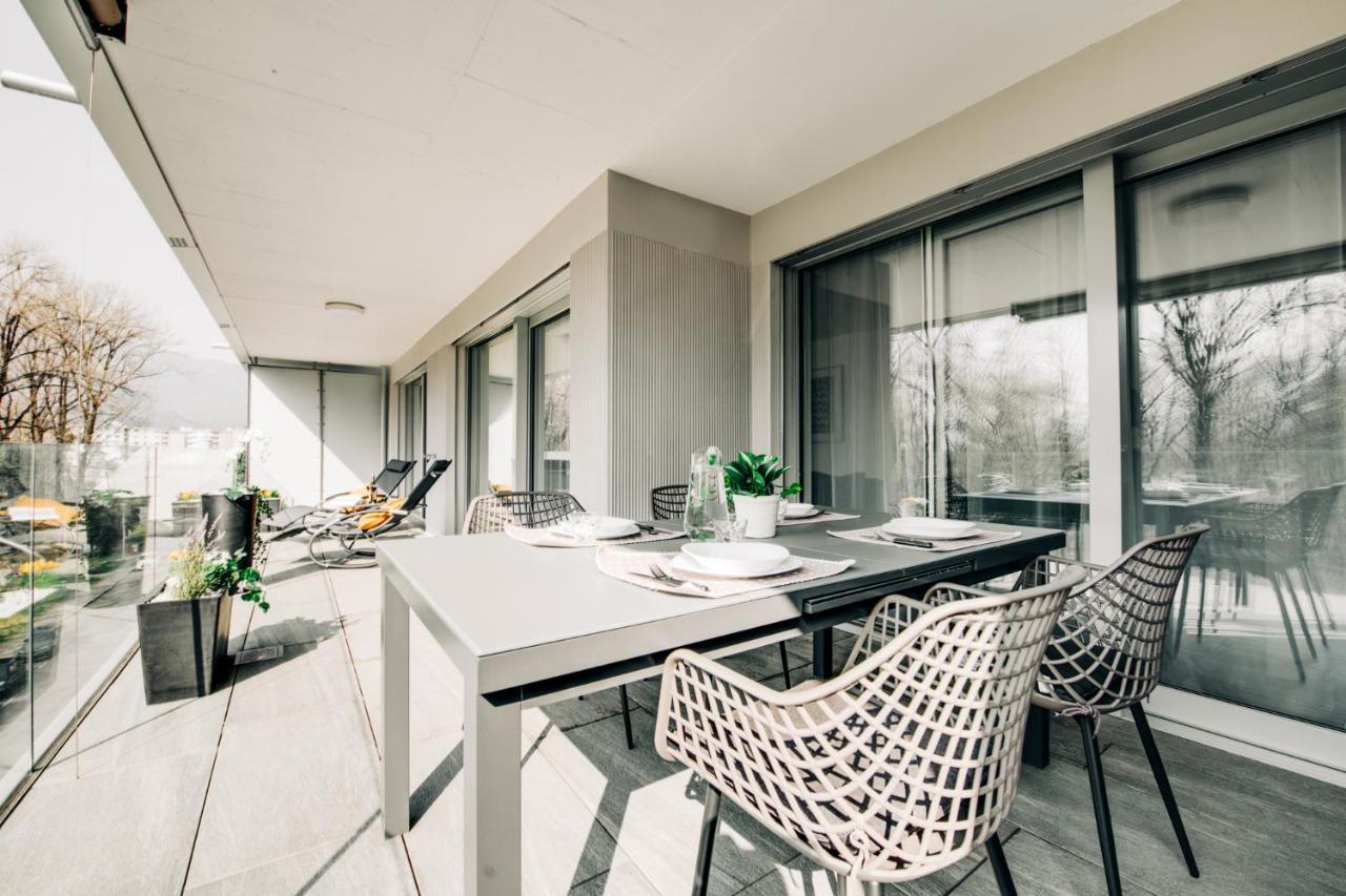 Linda Terrace By Quokka 360 - Modern One-Bedroom Flat With Sun Terrace Locarno Exteriér fotografie