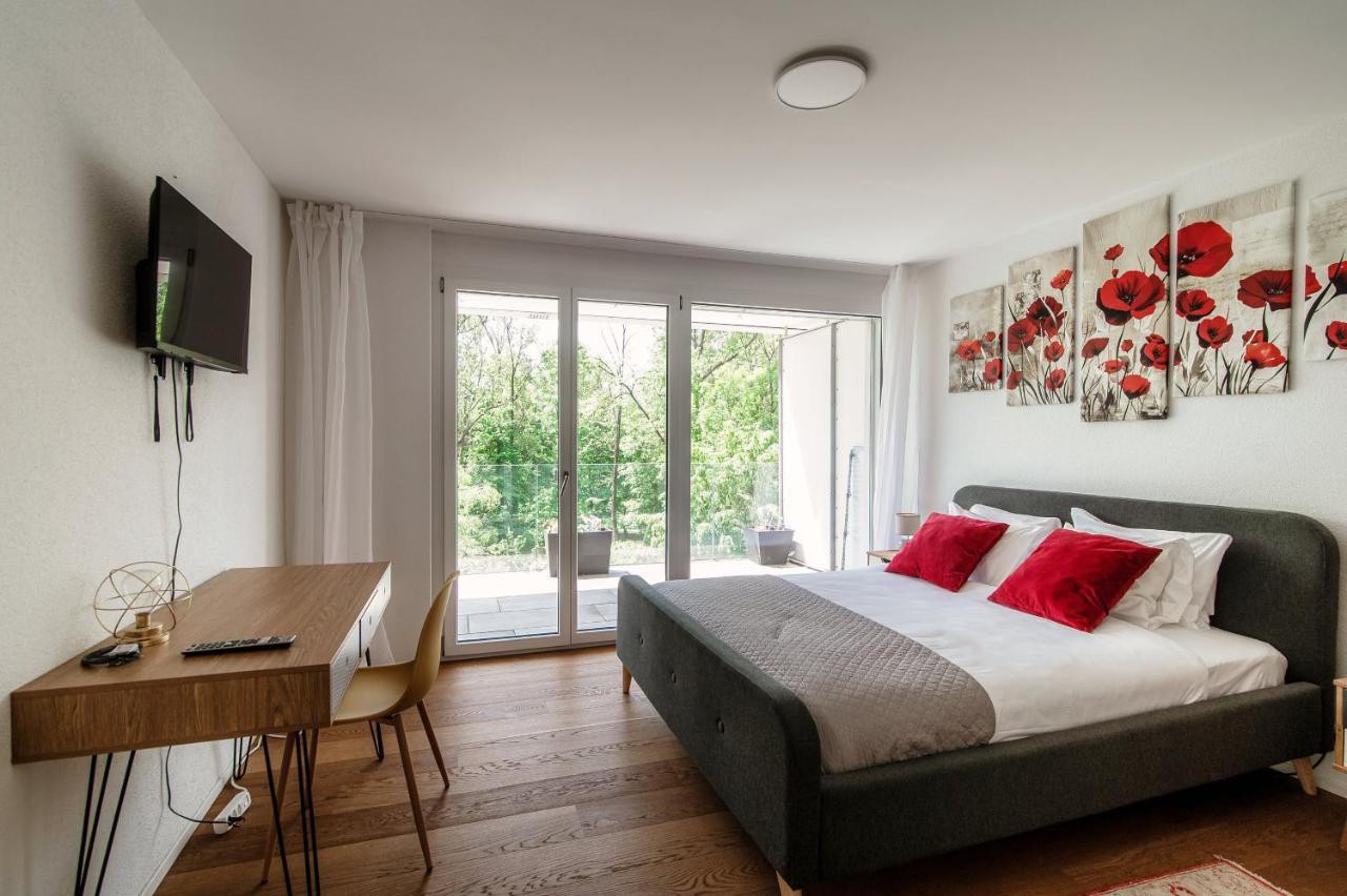 Linda Terrace By Quokka 360 - Modern One-Bedroom Flat With Sun Terrace Locarno Exteriér fotografie