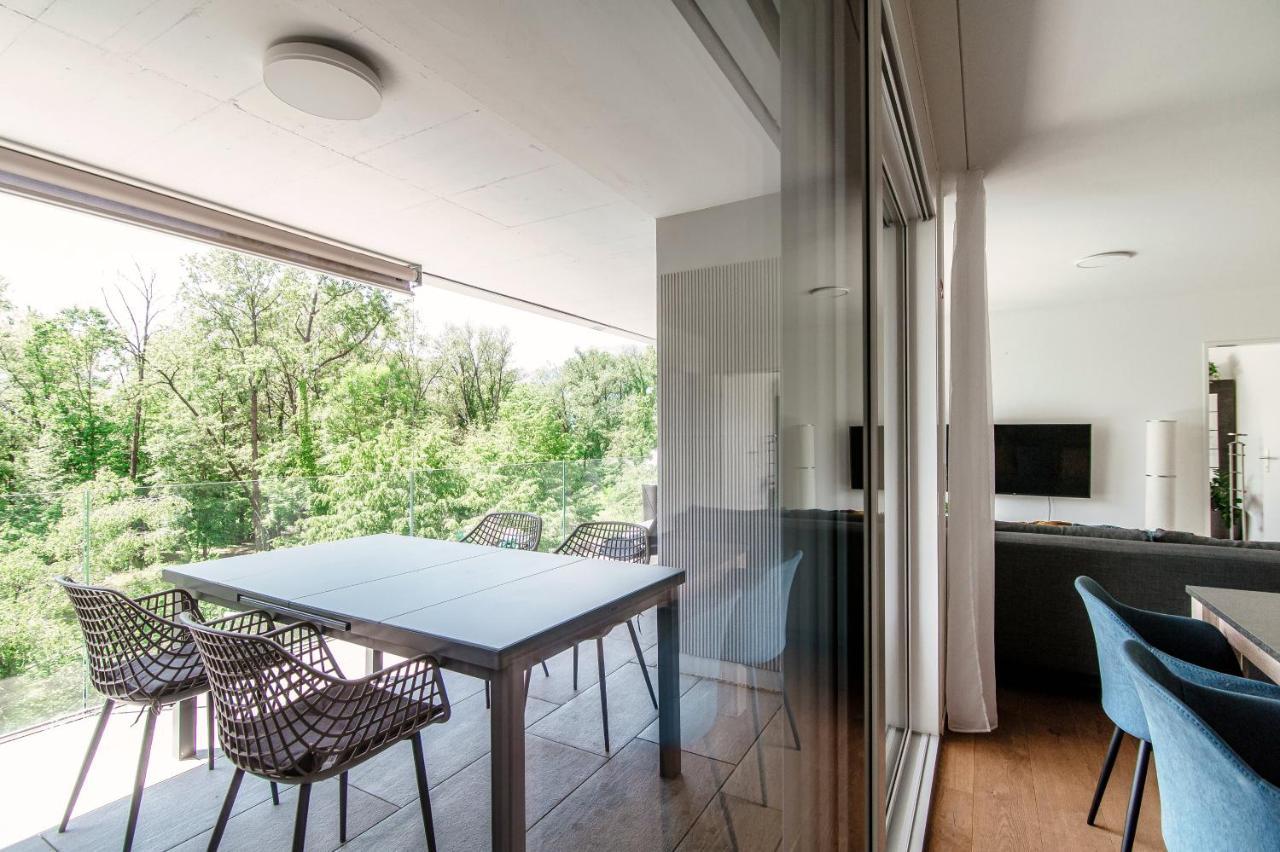 Linda Terrace By Quokka 360 - Modern One-Bedroom Flat With Sun Terrace Locarno Exteriér fotografie